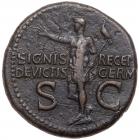 Germanicus. AE Dupondius (16.90 g), died AD 19 VF - 2