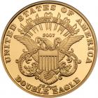 2007 1 Ounce Proof Issue of 1865 James B. Longacre "Proposed Motto" Double Eagle - 2