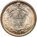 1872-S Liberty Seated H10C. Mintmark Above PCGS MS64 - 2