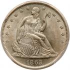 1863-S Liberty Seated 50C PCGS MS63