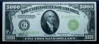 1934, $5000 Federal Reserve Note. Chicago