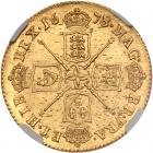 Great Britain. Two Guineas, 1678/7 NGC MS63 - 2