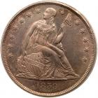 1859-O Liberty Seated $1 ANACS MS60