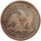 1859-O Liberty Seated $1 ANACS MS60 - 2