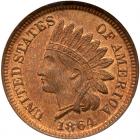 1864 Indian Head 1C. Bronze NGC MS65 RB