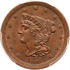 1854 C-1 R1+ PCGS graded MS65 Brown, CAC Approved