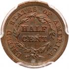 1854 C-1 R1+ PCGS graded MS65 Brown, CAC Approved - 2