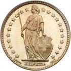 Switzerland. 1 Franc, 1931-B PCGS MS66