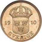 Sweden. Proof 25 Ore, 1910-W NGC Specimen 64