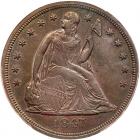 1847 Liberty Seated $1 PCGS AU55