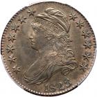 1823 Bust 50C. Ugly 3 PCGS AU58