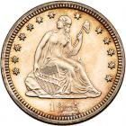 1885 Liberty Seated 25C PCGS Proof 65