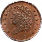 1835 C-1 R1 Repunched 5 PCGS Genuine, AU Details, Scratch