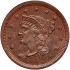 1852 N-3 R1 PCGS graded MS63 Brown