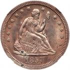 1857 Liberty Seated 25C