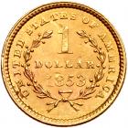 1853 $1 Gold Liberty - 2