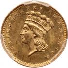 1862 $1 Gold Indian PCGS MS61