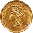 1862 $1 Gold Indian