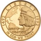 1992-W Christopher Columbus Quincentenary $5 Gold NGC PF69 UC