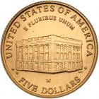 2001-W Capitol Visitor Center $5 Gold - 2