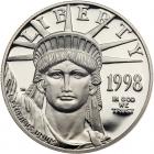 1998-W $100 Platinum American Eagle Proof Coin