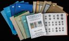 Various. Auction catalogs of important sales of ancient Jewish coins and others