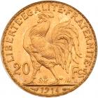 France. 20 Francs, 1914 Choice Brilliant Unc - 2