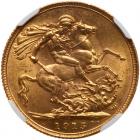 Great Britain. Sovereign, 1915 NGC MS63 - 2