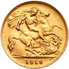 Great Britain. Half Sovereign Lot: 1903, 1913 (2). VF to EF - 2