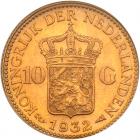 Netherlands. 10 Gulden, 1932 Choice Brilliant Unc - 2