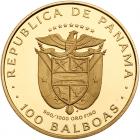 Panama. 100 Balboas, 1975 Choice Brilliant Proof - 2