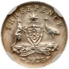 Australia. Threepence, 1928 NGC MS63 - 2