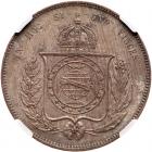 Brazil. 2000 Reis, 1855 NGC MS63 - 2