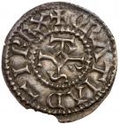 France -Carolingian. Silver Denar, ND About EF