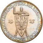 Germany. 5 Reichsmark, 1925-J About EF