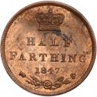 Great Britain. Half Farthing, 1847 Unc - 2