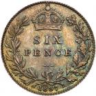 Great Britain. Sixpence, 1897 Choice Unc - 2