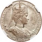 Great Britain. Silver Coronation Medal, 1902 NGC MS64 - 2