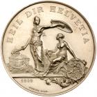 Switzerland: Thurgau. Silver Shooting Medal, 1890 Unc