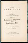 1926 Catalog From The Rosenbach Company Honoring the 150th Anniversary of the Declaration of Independence