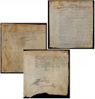 WITHDRAWN - Louis XIV - Document Signed as King at the Age of 14