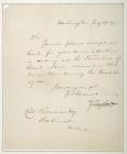Taylor, Zachary - Manuscript Letter Signed as President