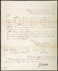 Zachary Taylor Endorsement Signed as President