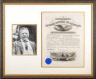 Roosevelt, Theodore - Presidential Document Appointing a Major in the Medical Corps