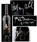 Clinton, Bill & Hillary, Streisand, Kidman and Parker - Signed Empty Wine Bottle