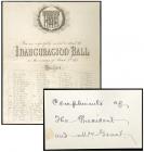 [Grant, Ulysses S.] - Printed Invitation to His 1873 Inauguration, With Card