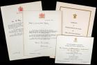 Princess Diana Signed Letter and Collection of The Royal Wedding Invitation and Commemoratives 1981-1982