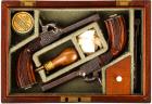 Cased Set of Belgian Percussion Box-Lock Pocket Pistols