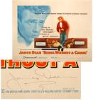 James Dean Autographed Vintage Original Half-Sheet for REBEL WITHOUT A CAUSE