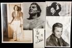 Collection of Signed Photos of Hollywood Legends: Crawford, Weissmuller, Douglas West & Price